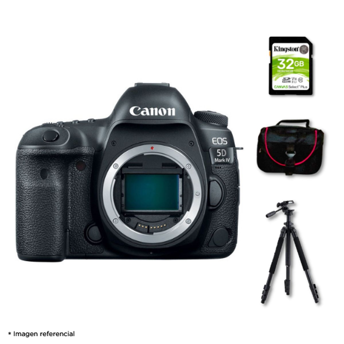 CANON - Cámara Canon EOS 5D Mark IV Cuerpo Solo + Kit Deluxe de Accesorios