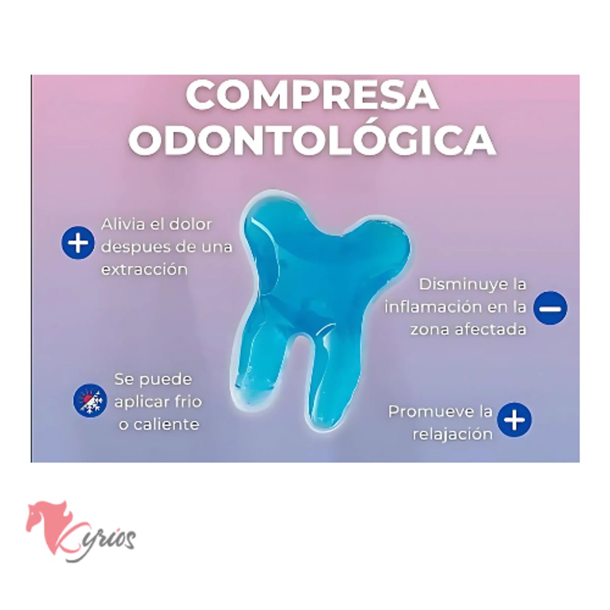 NO LOGO - Compresa De Gel Odontológica