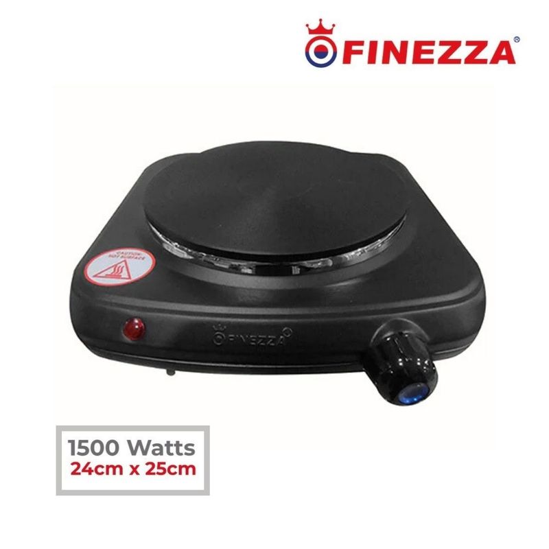 FINEZZA - Cocina Eléctrica Finezza de 1 Hornilla Negra