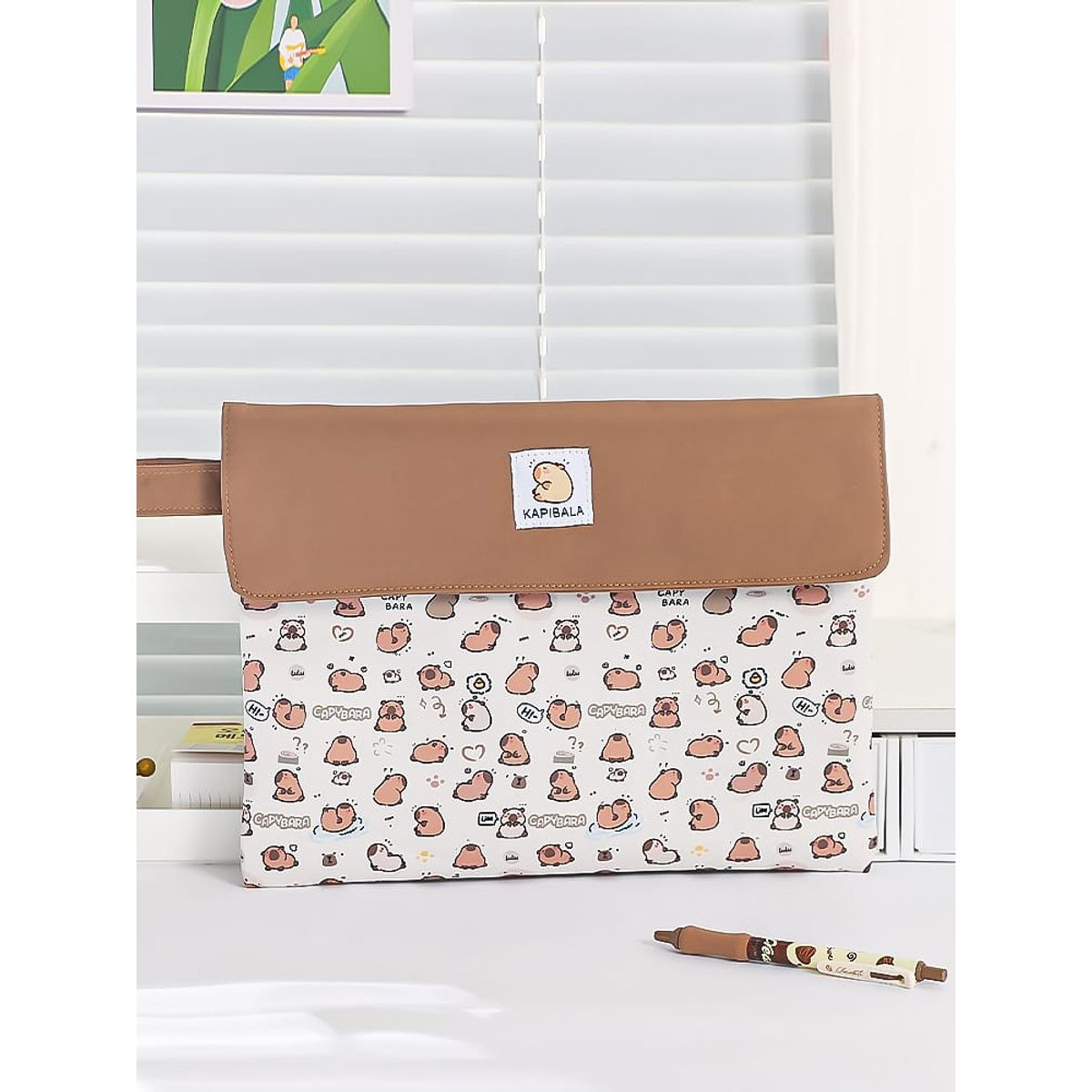 GENERICO - Porta-Notebook-Tablet-Portadocumentos capibara