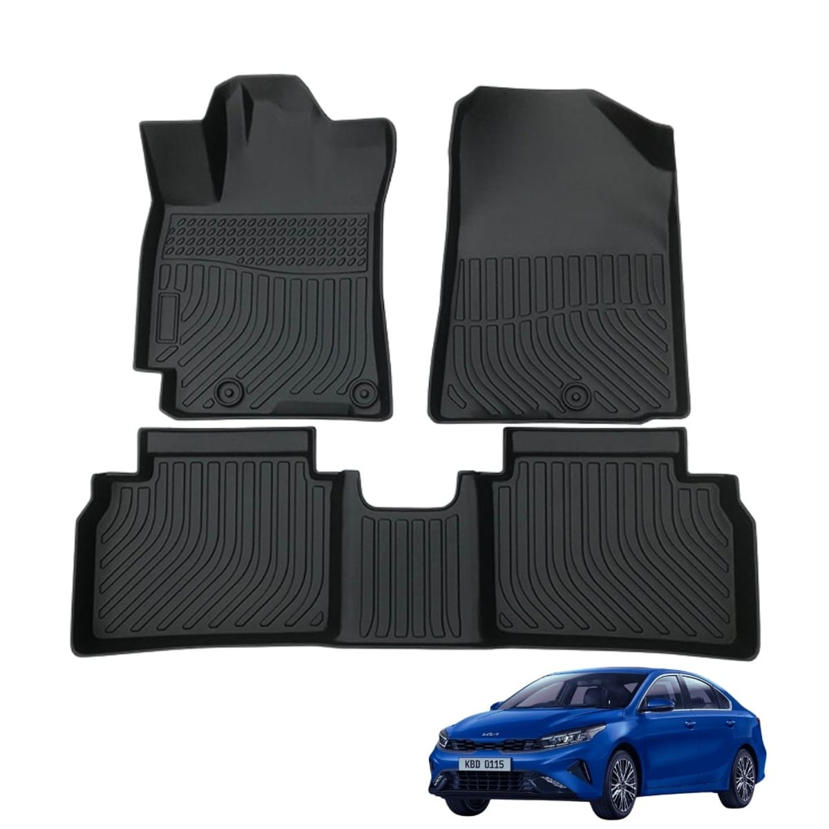 GENERICO - PROTECTOR  PISO 5D TPE KIA CERATO 2018-2023