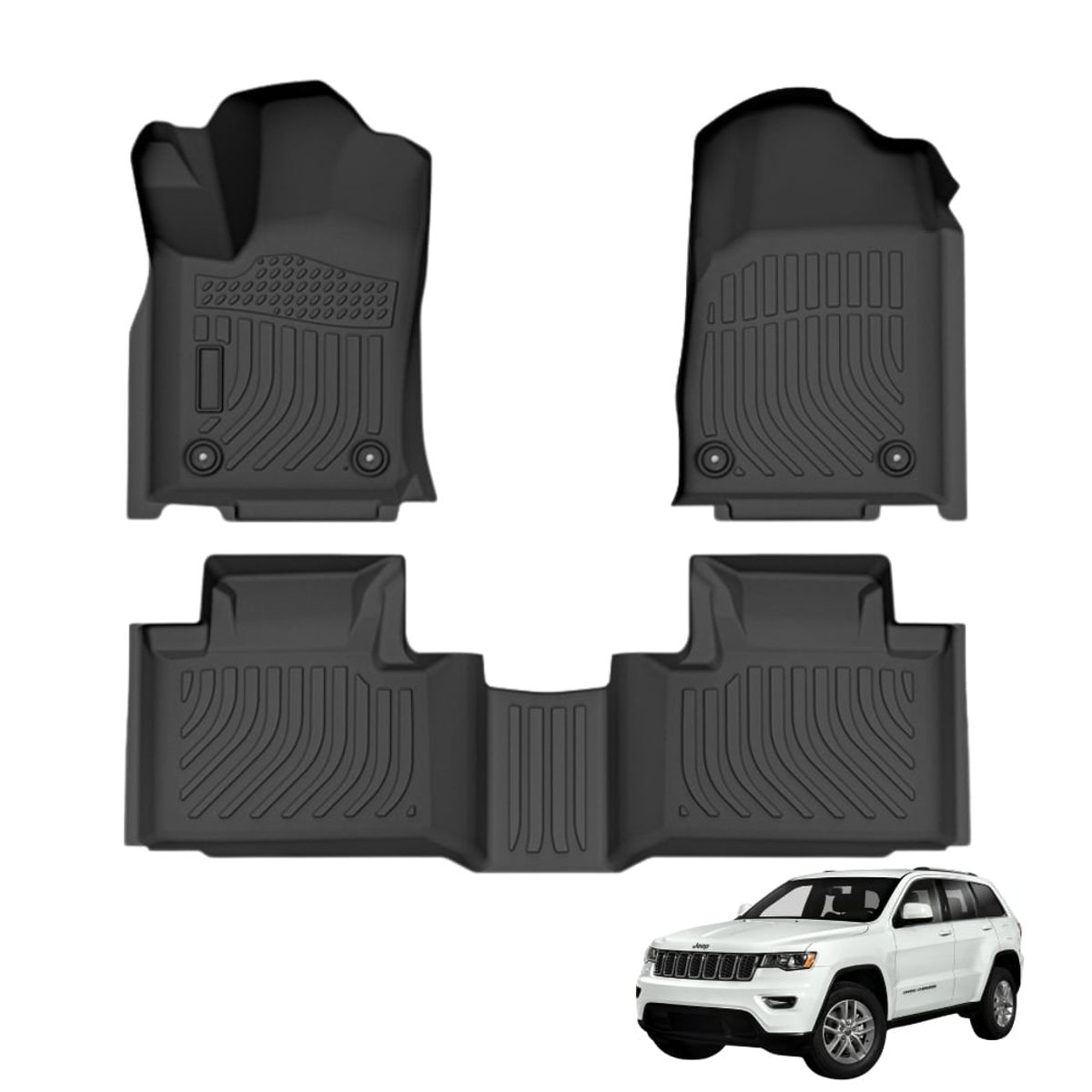 GENERICO - PROTECTOR  PISO 5D TPE JEEP GRAND CHEROKEE 2012-2024