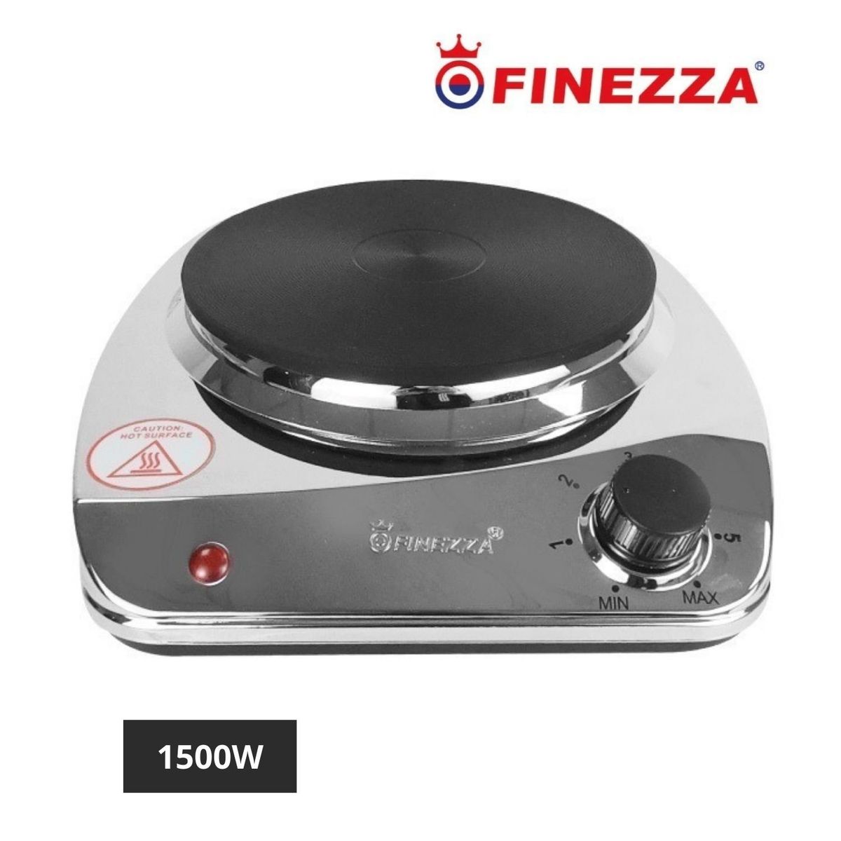 FINEZZA - Cocina Eléctrica Finezza de 1 Hornilla Acero
