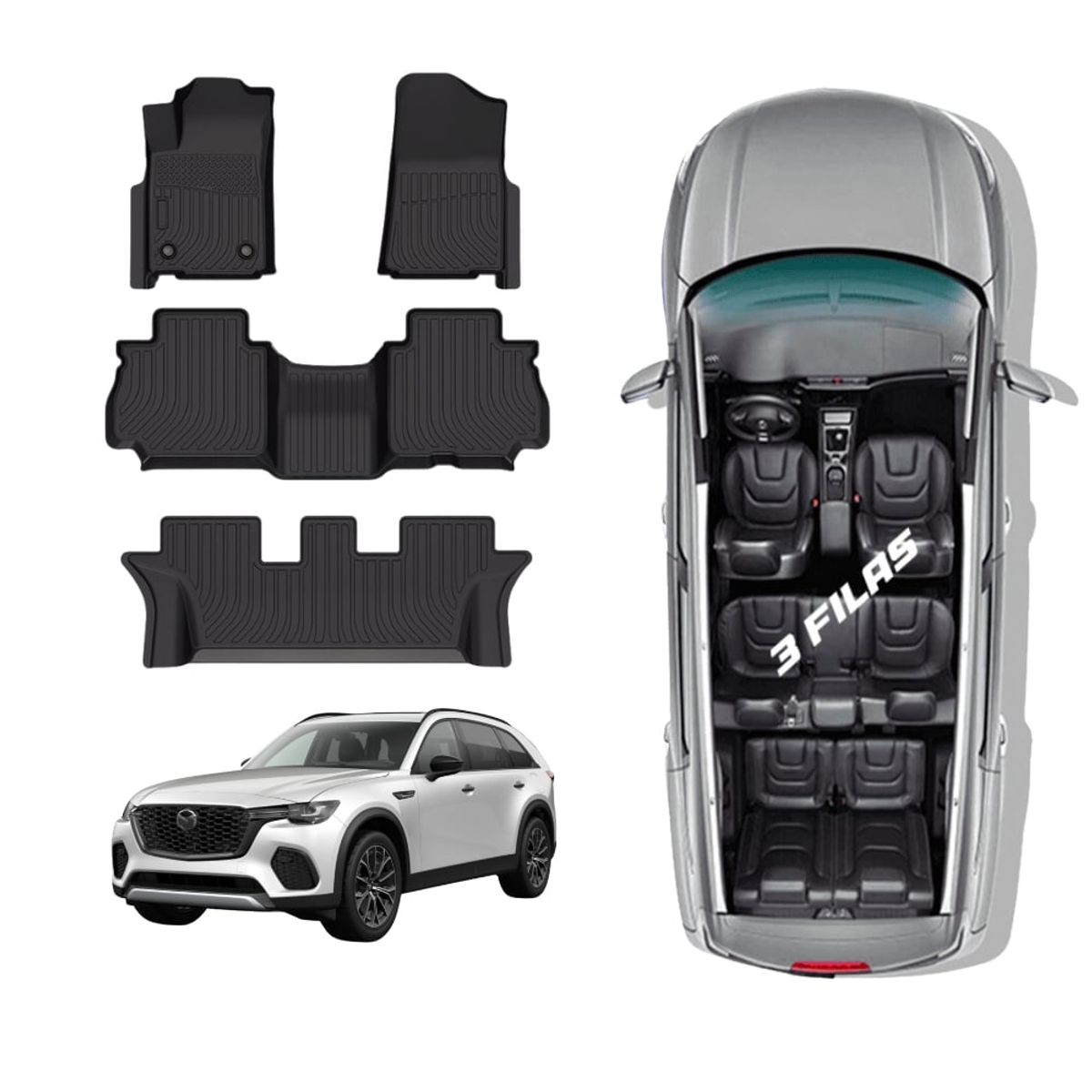 GENERICO - PROTECTOR  PISO MALETERA 5D MAZDA CX-70