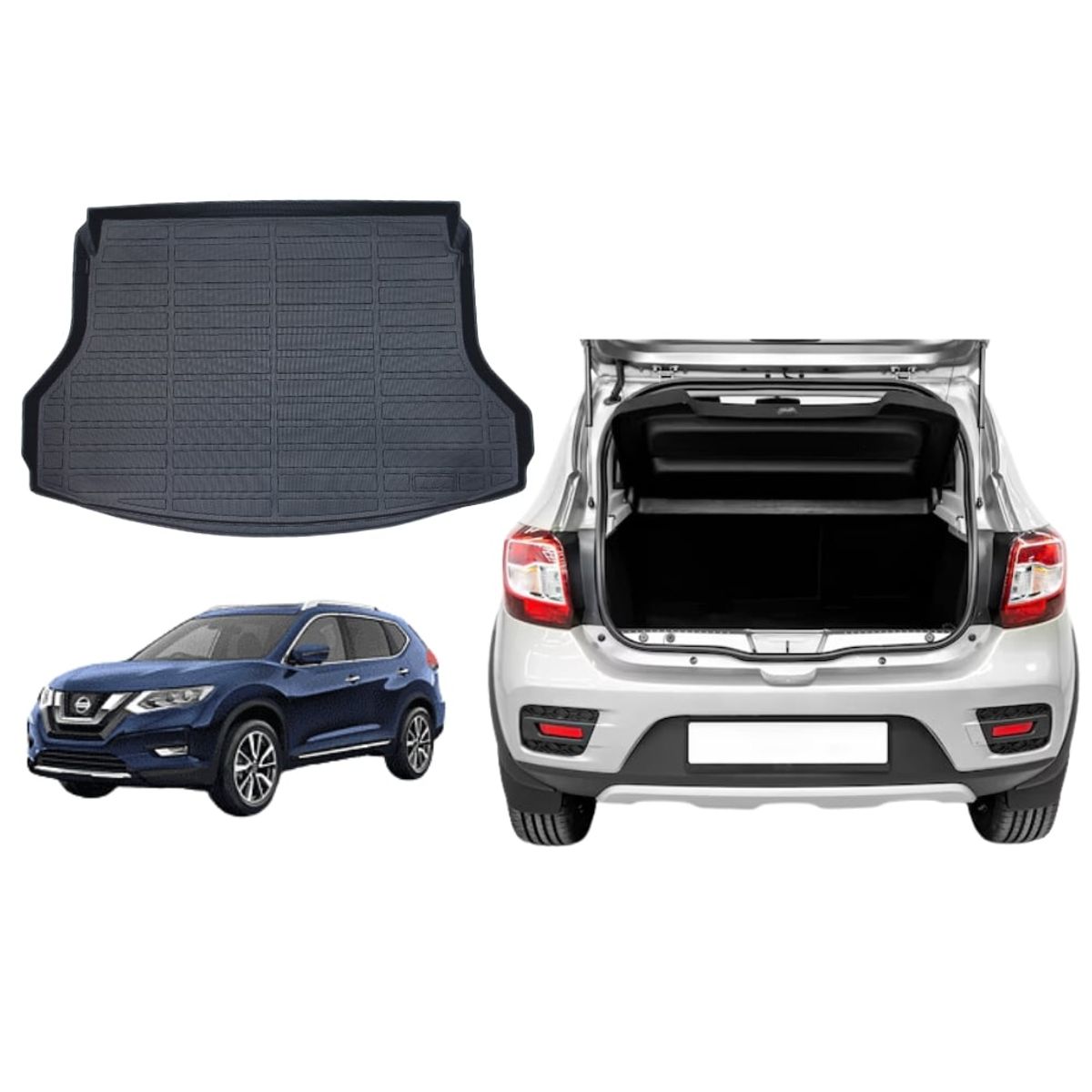 GENERICO - PROTECTOR  PISO MALETERA 5D NISSAN XTRAIL 2016-2021