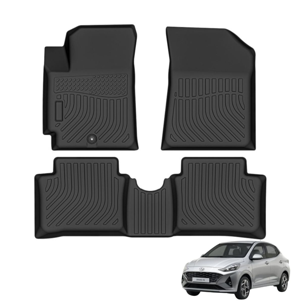 GENERICO - PROTECTOR  PISO 5D TPE HYUNDAI I10 2019-2022