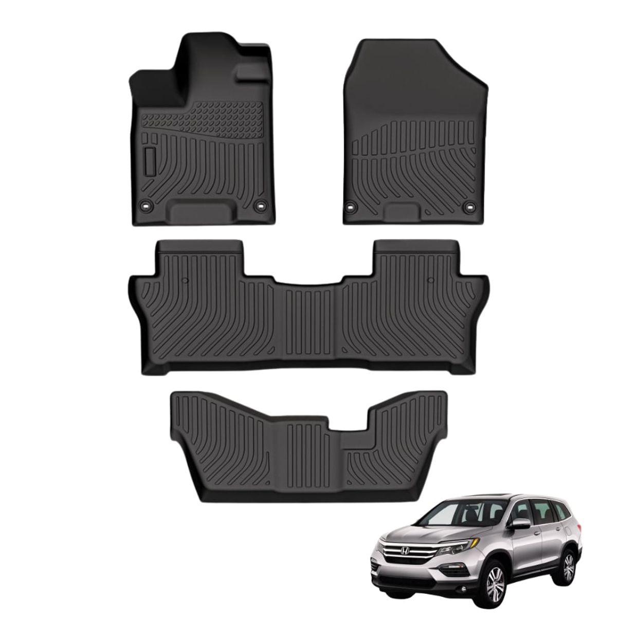GENERICO - PROTECTOR  PISO 5D TPE HONDA PILOT 2016-2020