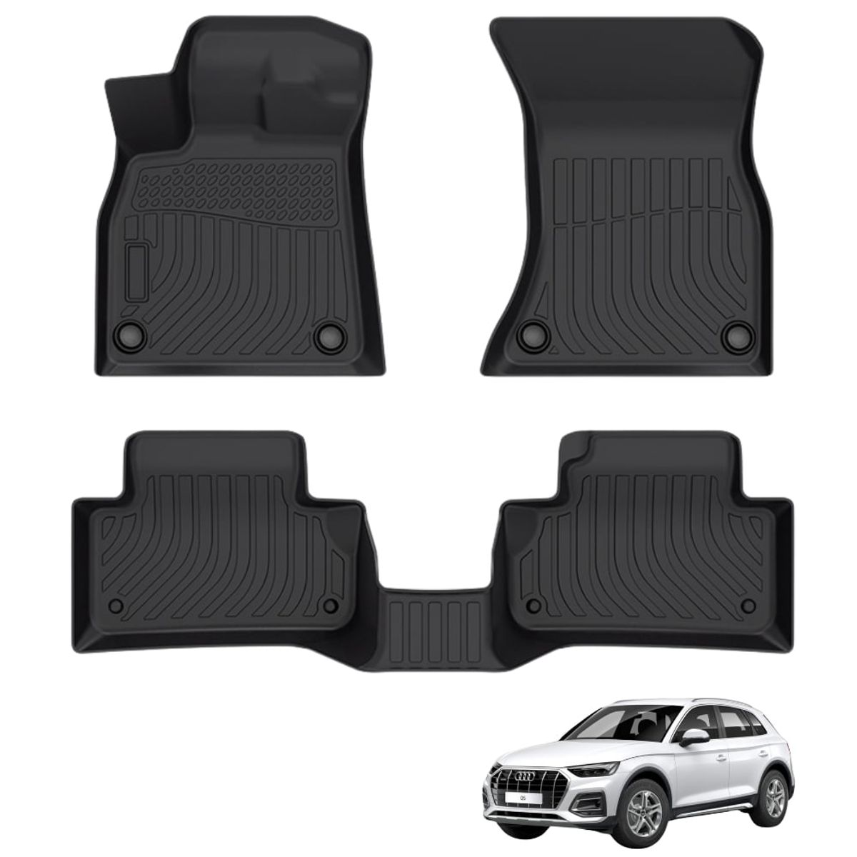 GENERICO - PROTECTOR  PISO 5D TPE AUDI Q5 2018-2023