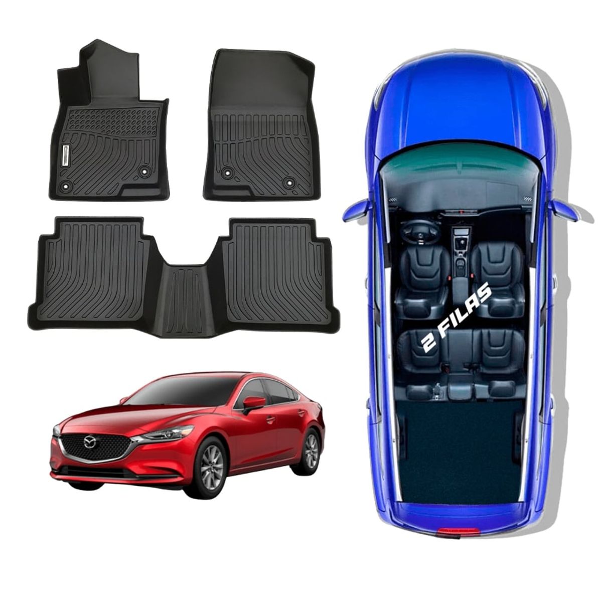 GENERICO - PROTECTOR  PISO 5D TPE MAZDA 6 2014-2021