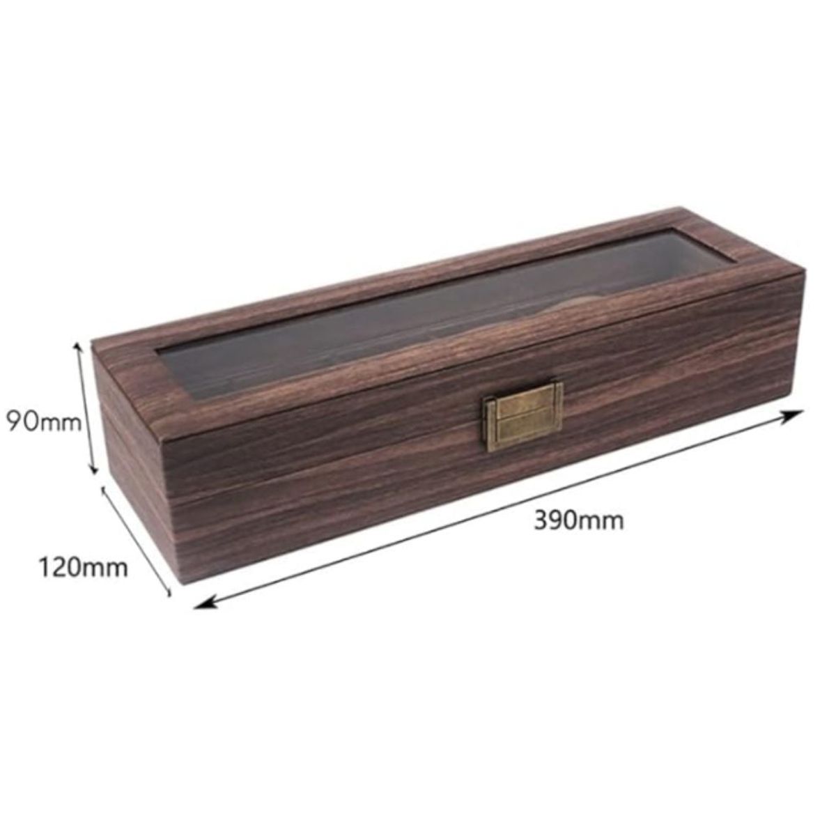 GENERICO - Caja Porta Reloj Elegante Para 6 Relojes