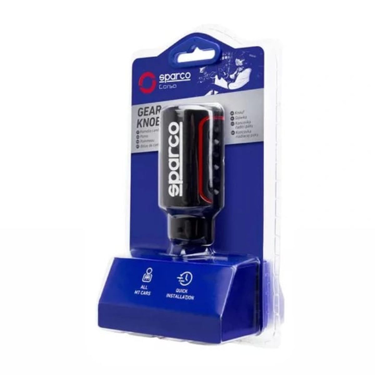 GENERICO - Perilla Pomo Auto Sparco Corsa Aluminio Spc0103