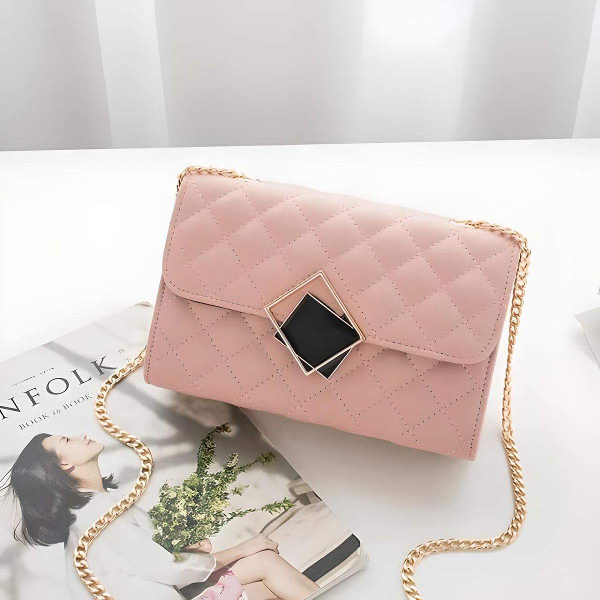 GENERICO - CARTERA BOLSO DE MANO DE FIESTA NOCHE MORRAL TOTE BAG