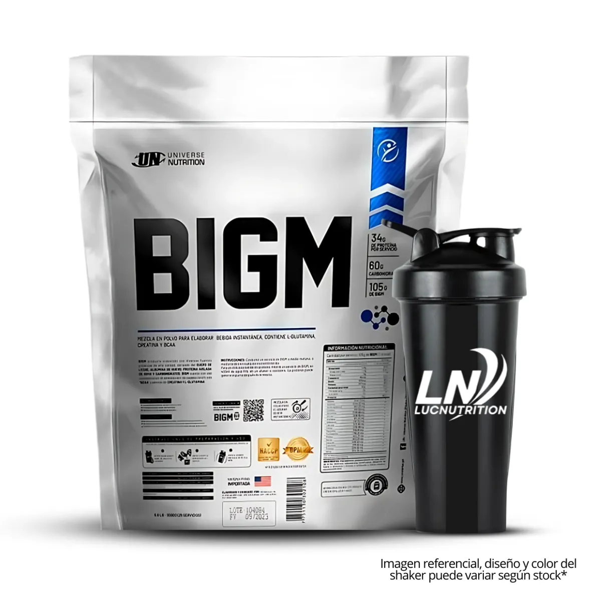 UNIVERSE NUTRITION - Bigm 5 kg - vainilla + shaker