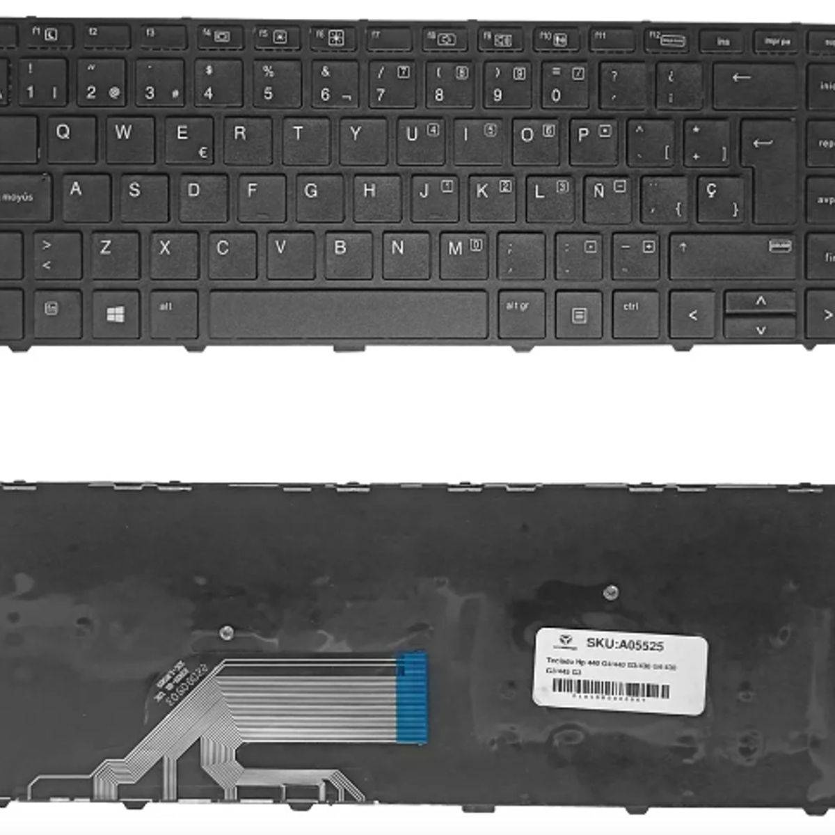 DISEÑO ORIGINAL - Teclado compatible  Hp Probook 430 G4 440 G3 440 G4