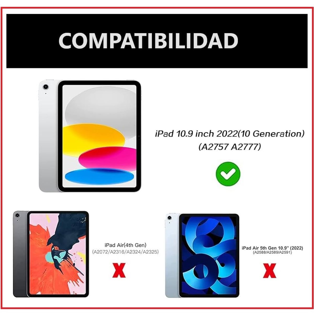 GENERICO - Mica de Vidrio + Lapiz Tactil A para iPad 10ma Gen 10.9 A2696 A2757