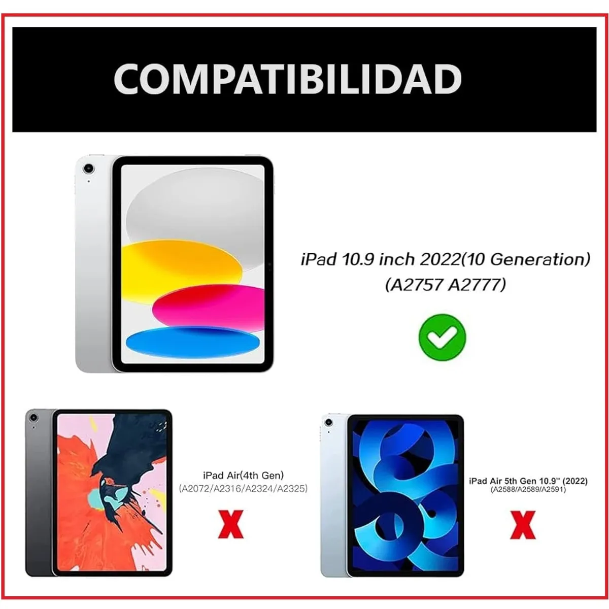 GENERICO - Mica de Vidrio + Lapiz Tactil P para iPad 10ma Gen 10.9 A2696 A2757