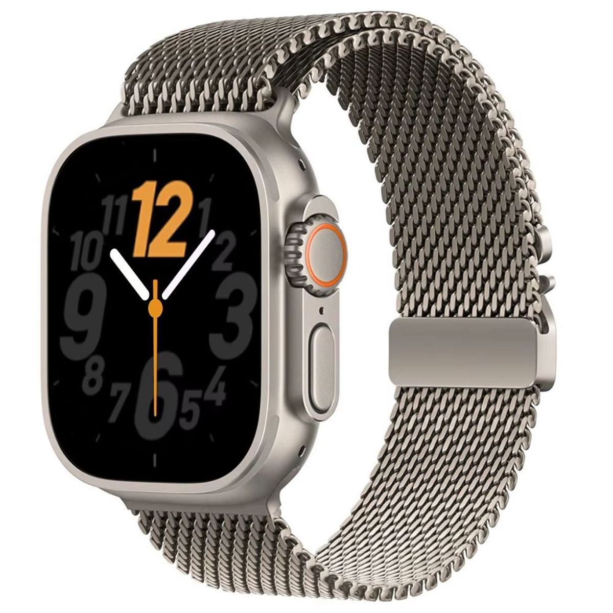 URVOI - Correa de Titanio Milanese Loop Buckle Para Apple Watch Ultra 49mm
