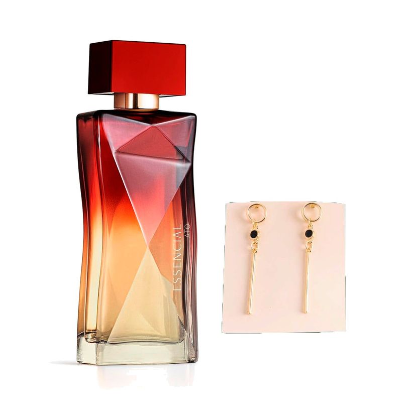 NATURA - Essencial ATO Perfume de Mujer con Par de Aretes