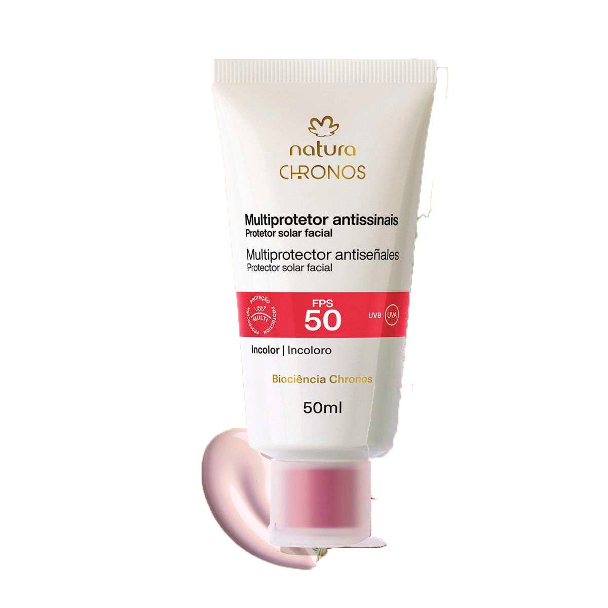 NATURA - Multiprotector antiseñales FPS 50 Natura Chronos Derma
