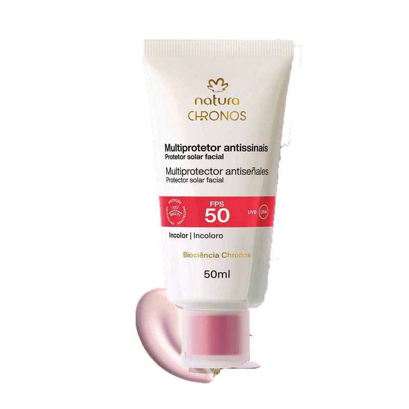 NATURA - Multiprotector antiseñales FPS 50 Natura Chronos Derma