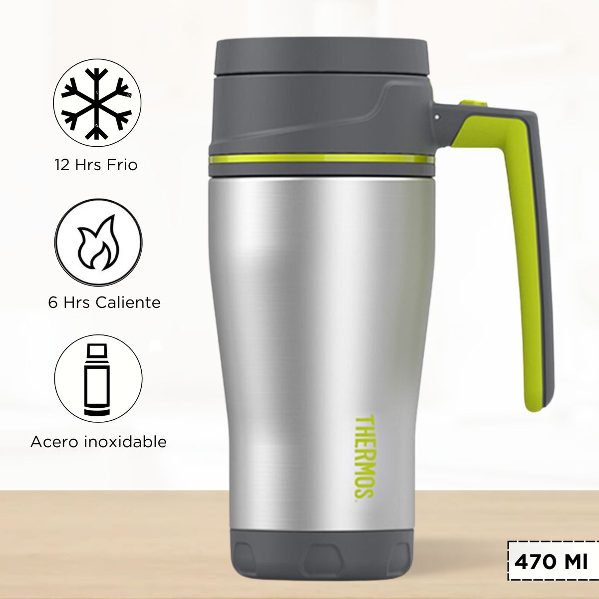 THERMOS - Taza Termica Asto 470 ml Verde