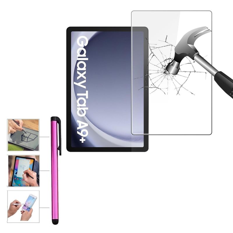 GENERICO - Mica de Vidrio + Lapiz P para Samsung Tab A9 Plus 11 SM-X210 X215 X216