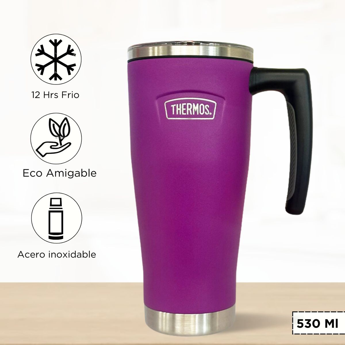THERMOS - Taza Termica Mug Icon 530 ml Morado