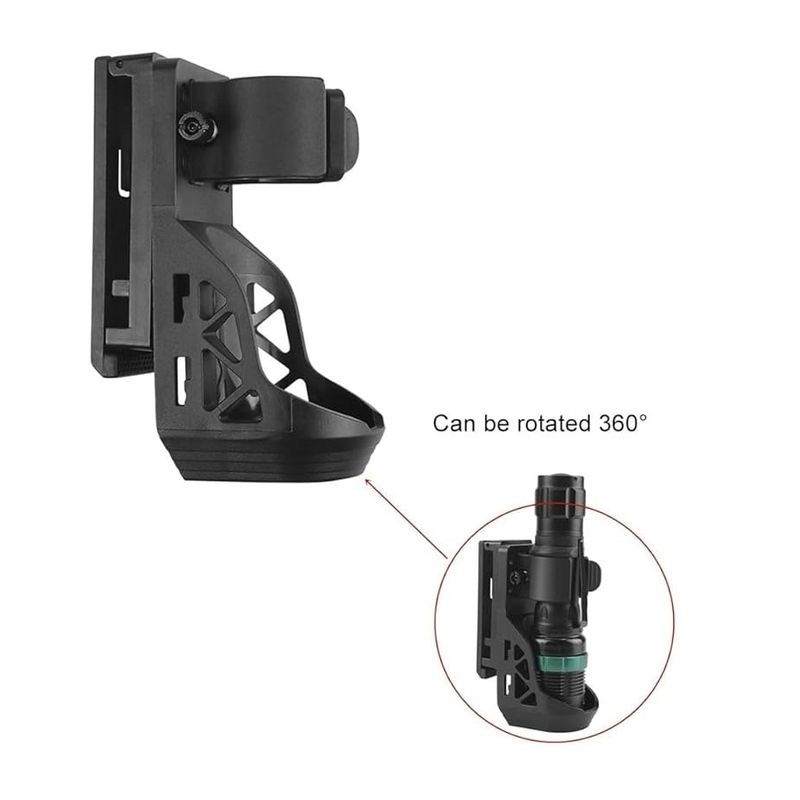 GENERICO - FUNDA PLASTICA PARA LINTERNA GIRATORIA DE  2.5 A 3.1 CM