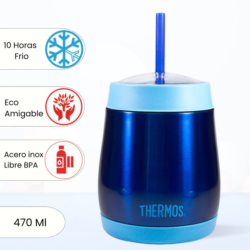 THERMOS - Taza Termica Frape 470 ml Azul