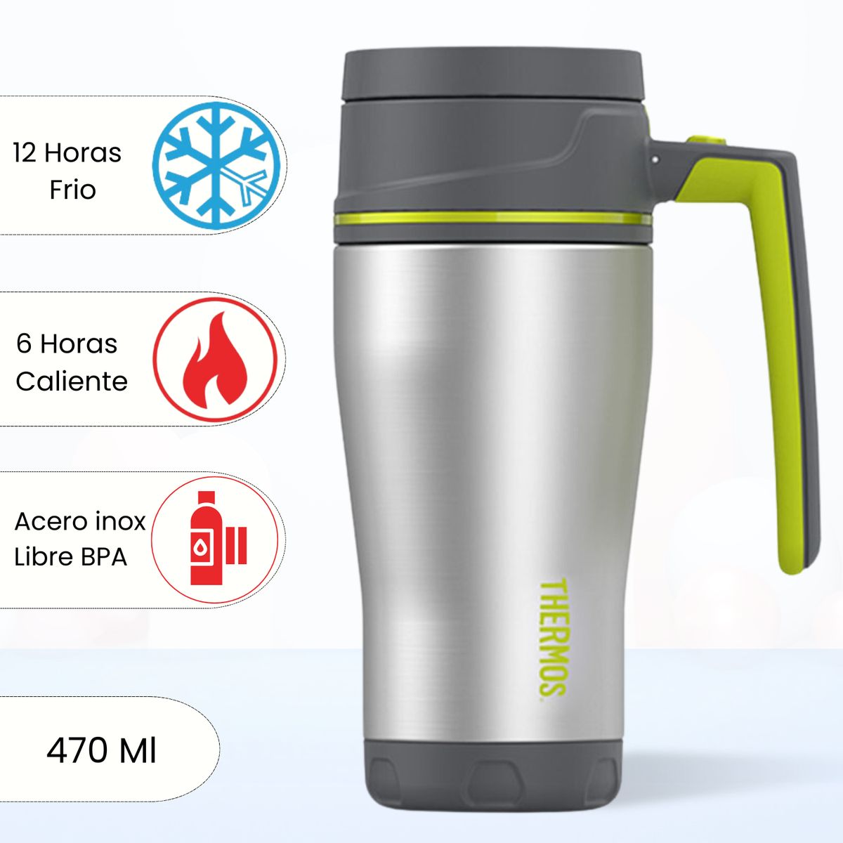 THERMOS - Taza Termica Asto 470 ml Verde