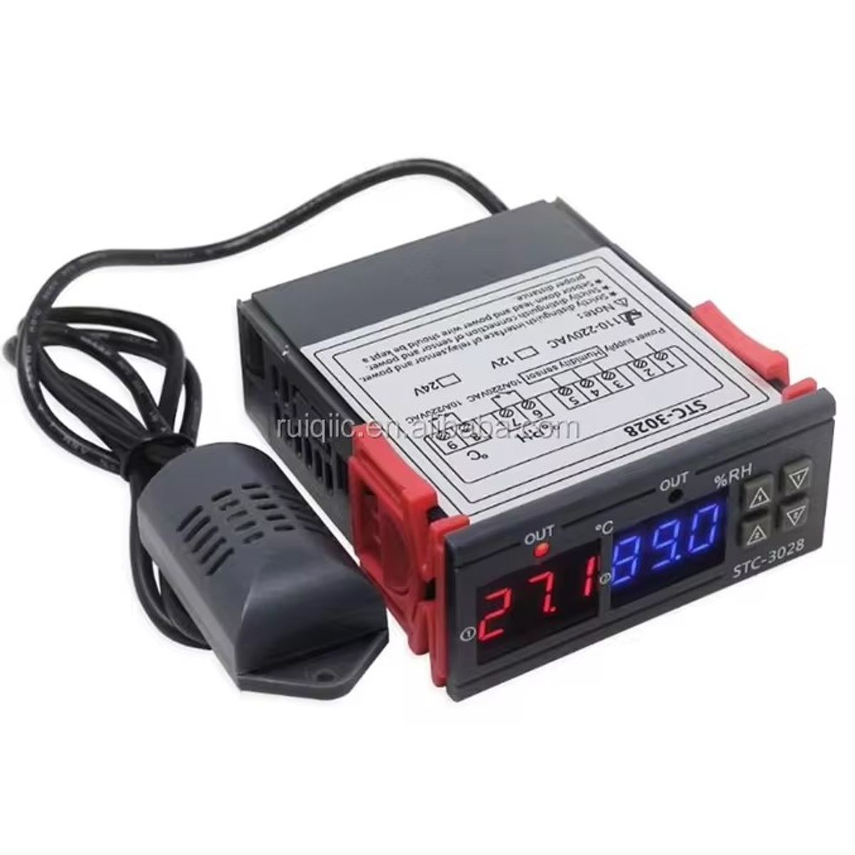 GENERICO - Termostato Higrostato Controlador de Temperatura y humedad STC-3028