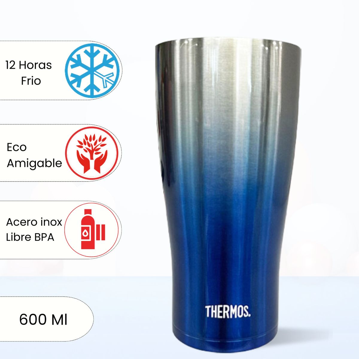THERMOS - Taza Termica Cool Hot 600 Ml Azul