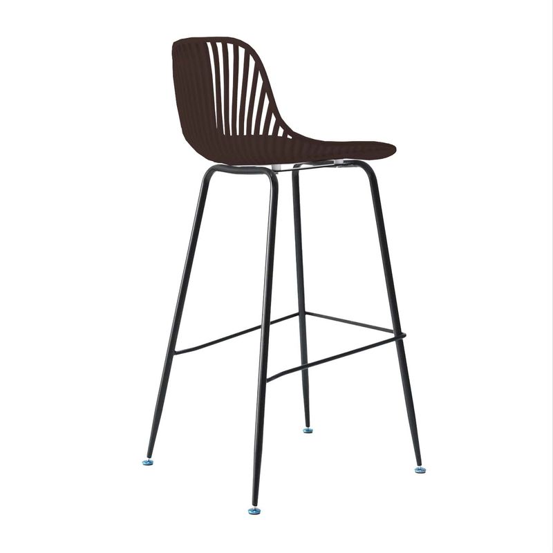 OFIDEAS - Silla Para Bar Fija Ikara Reposapies Café Ofideas