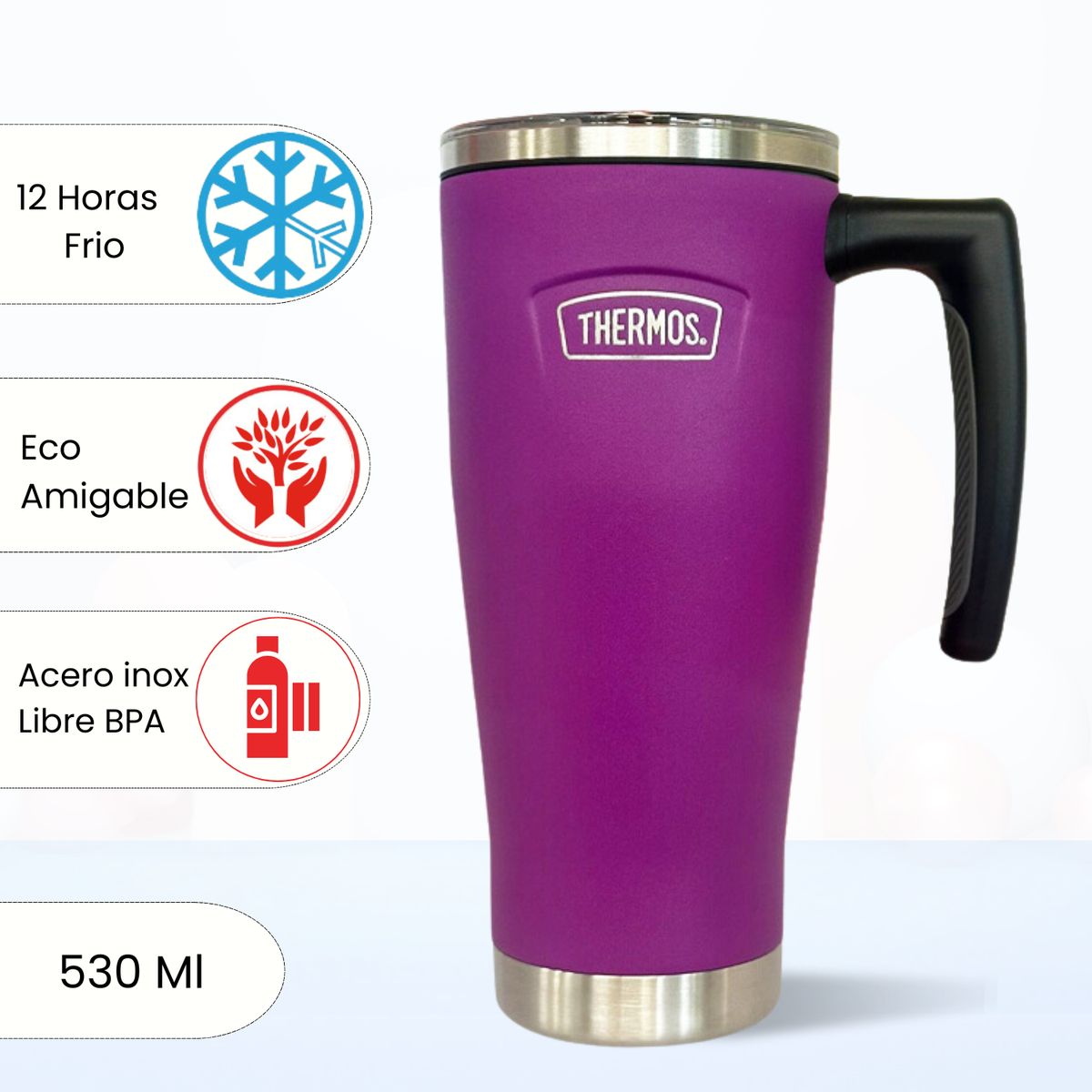 THERMOS - Taza Termica Mug Icon 530 ml Morado