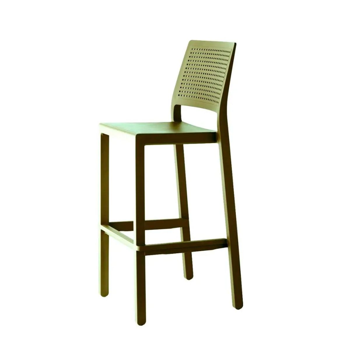 OFIDEAS - Silla Para Bar Fija Emi 65 cm Verde Oliva Ofideas