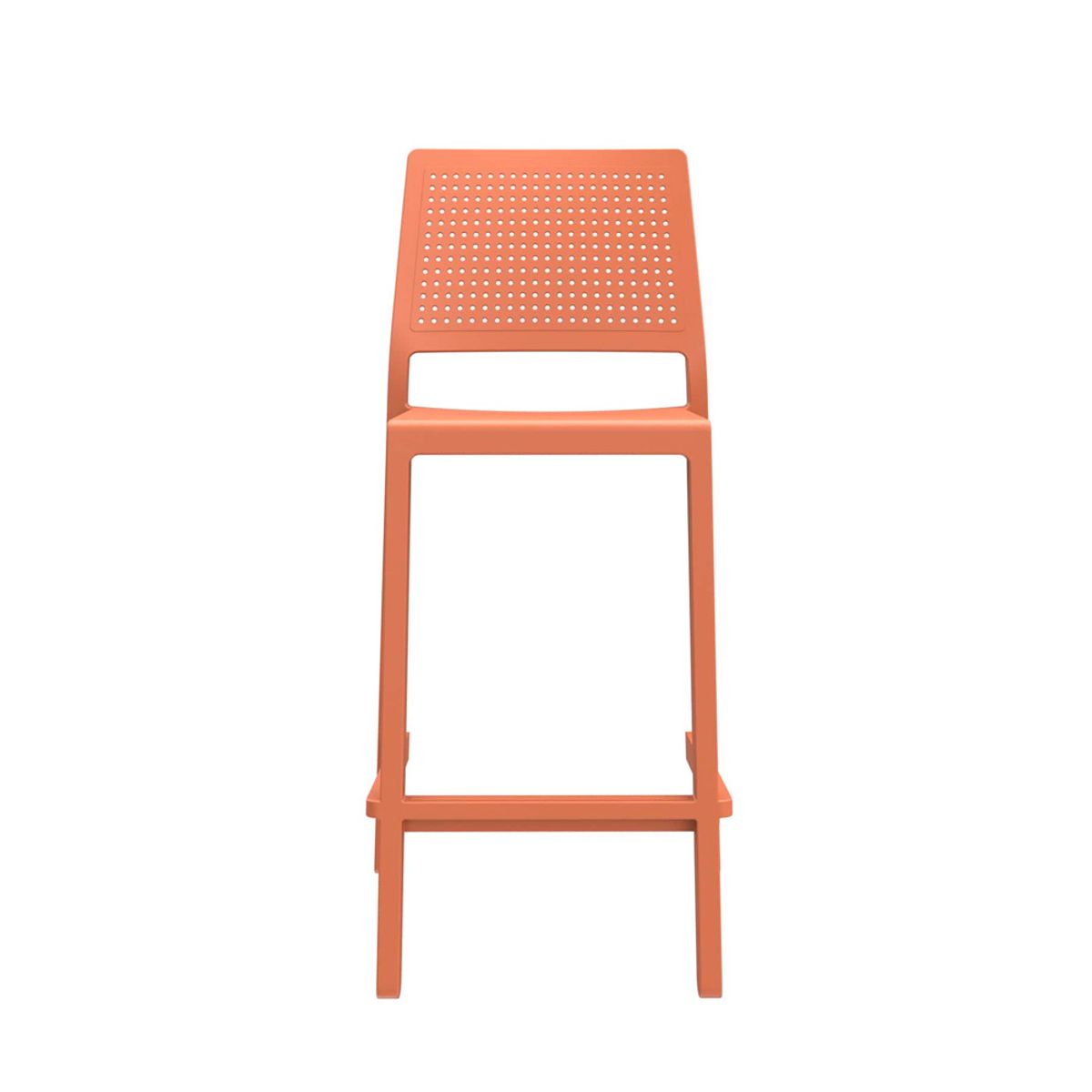 OFIDEAS - Silla Para Bar Fija Emi 65 cm Terracota Ofideas