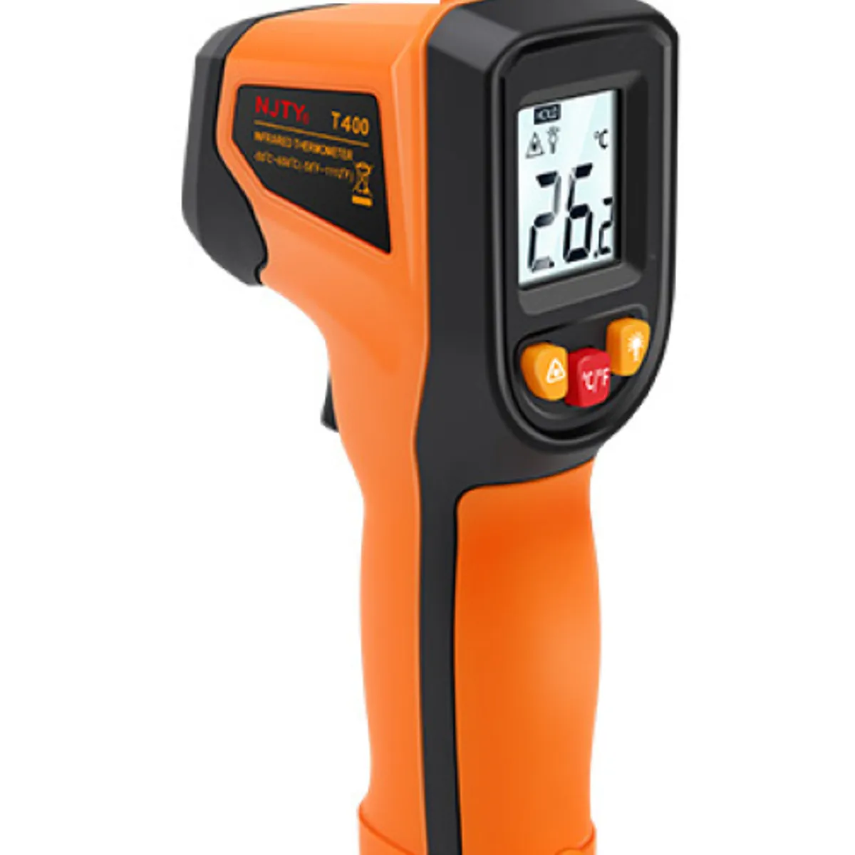 GENERICO - Pirómetro termómetro infrarrojo láser NJTY -50 a 400 grados