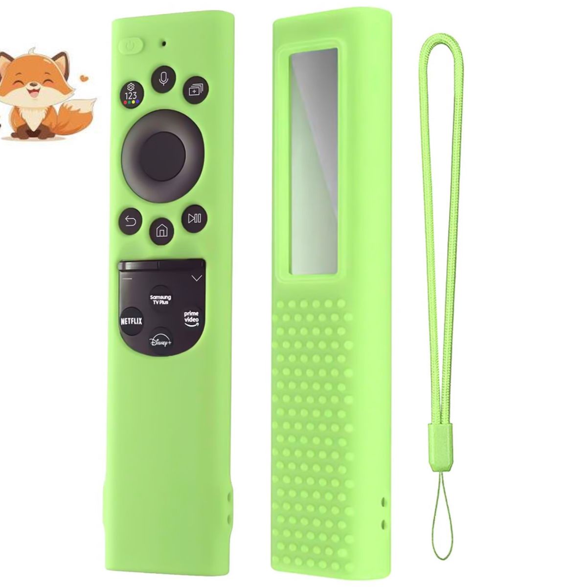 SAMSUNG - Funda Protector De Control Samsung Qled Solar2021- 2022 – Verde Fluor