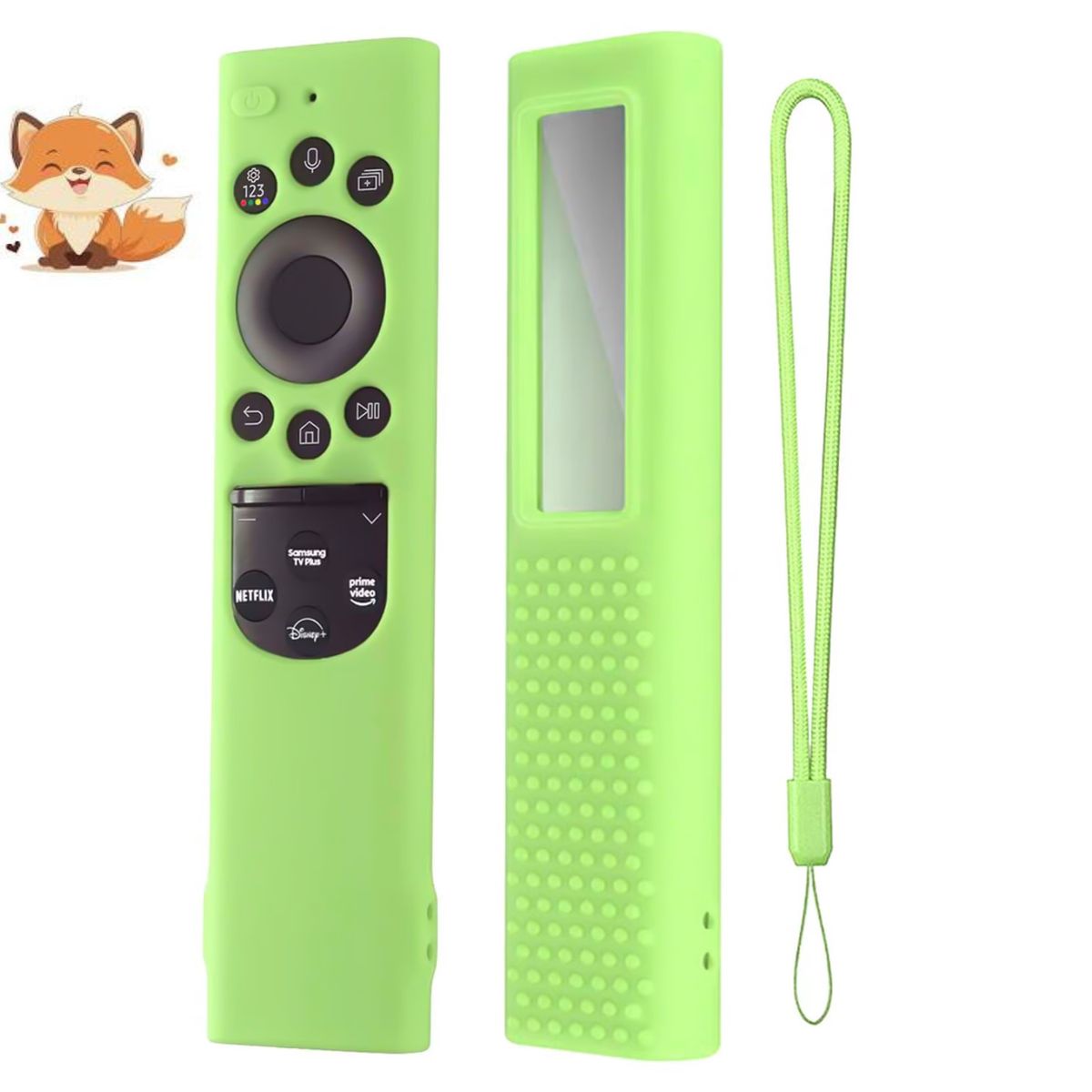 SAMSUNG - Funda Protector De Control Samsung Qled Solar2021- 2022 – Verde Fluor