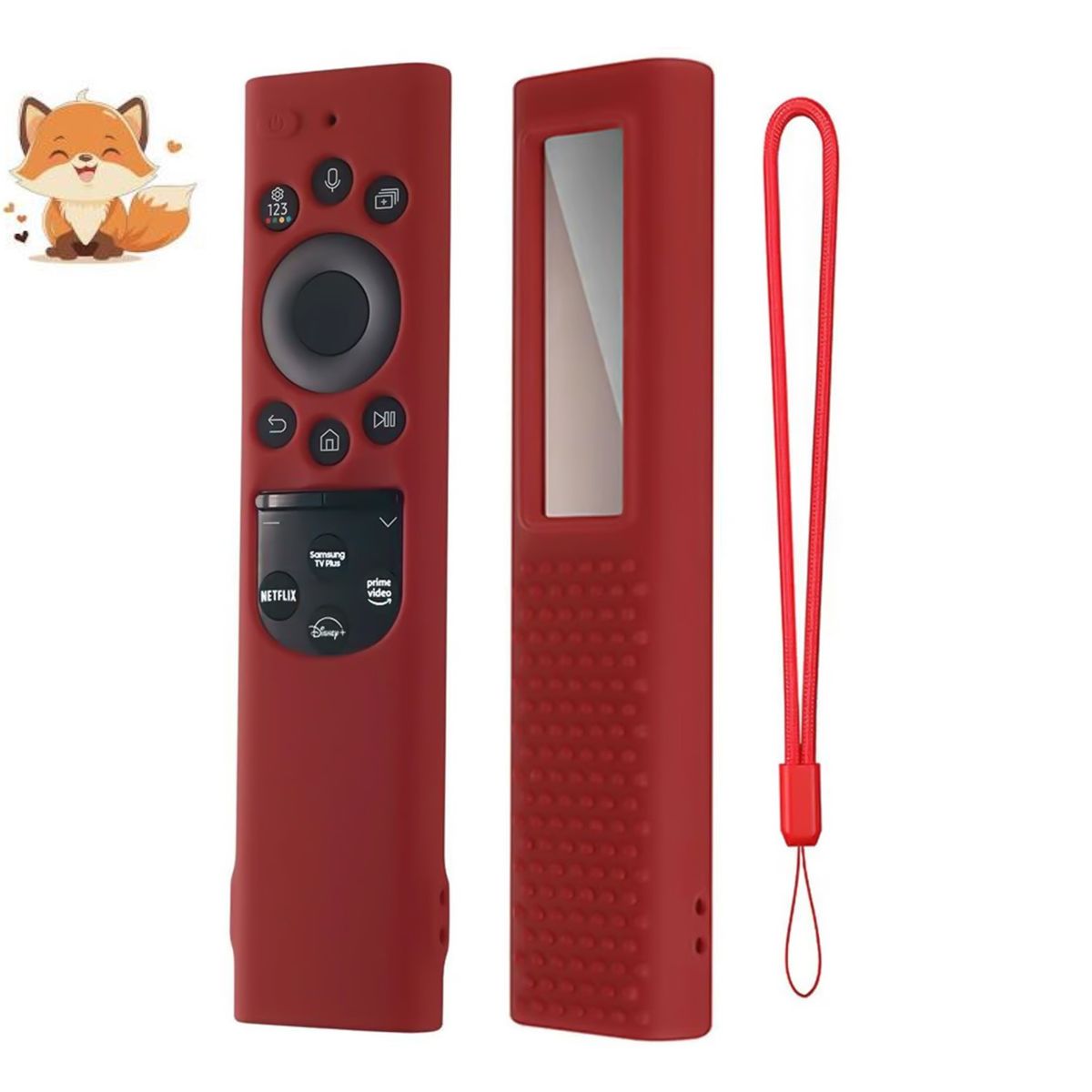 SAMSUNG - Funda Protector De Control Samsung Qled Solar 2021- 2022 – Vinotinto