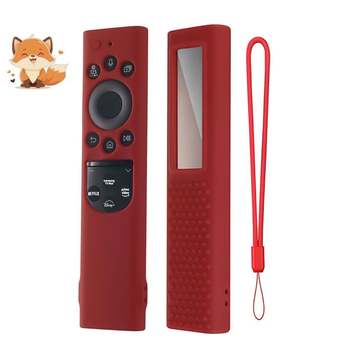 SAMSUNG - Funda Protector De Control Samsung Qled Solar 2021- 2022 – Vinotinto