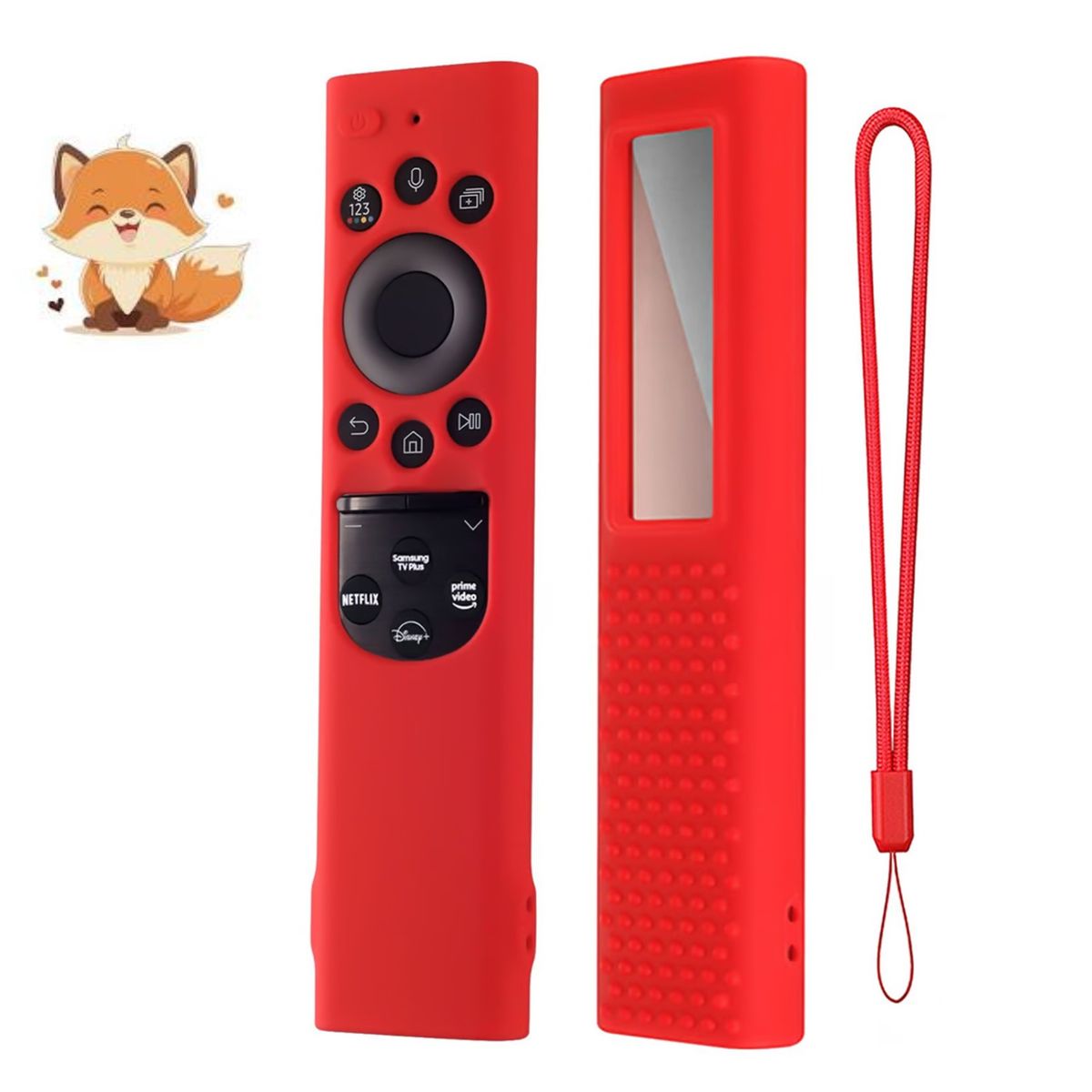 SAMSUNG - Funda Protector De Control Samsung Qled Solar 2021- 2022 – Rojo