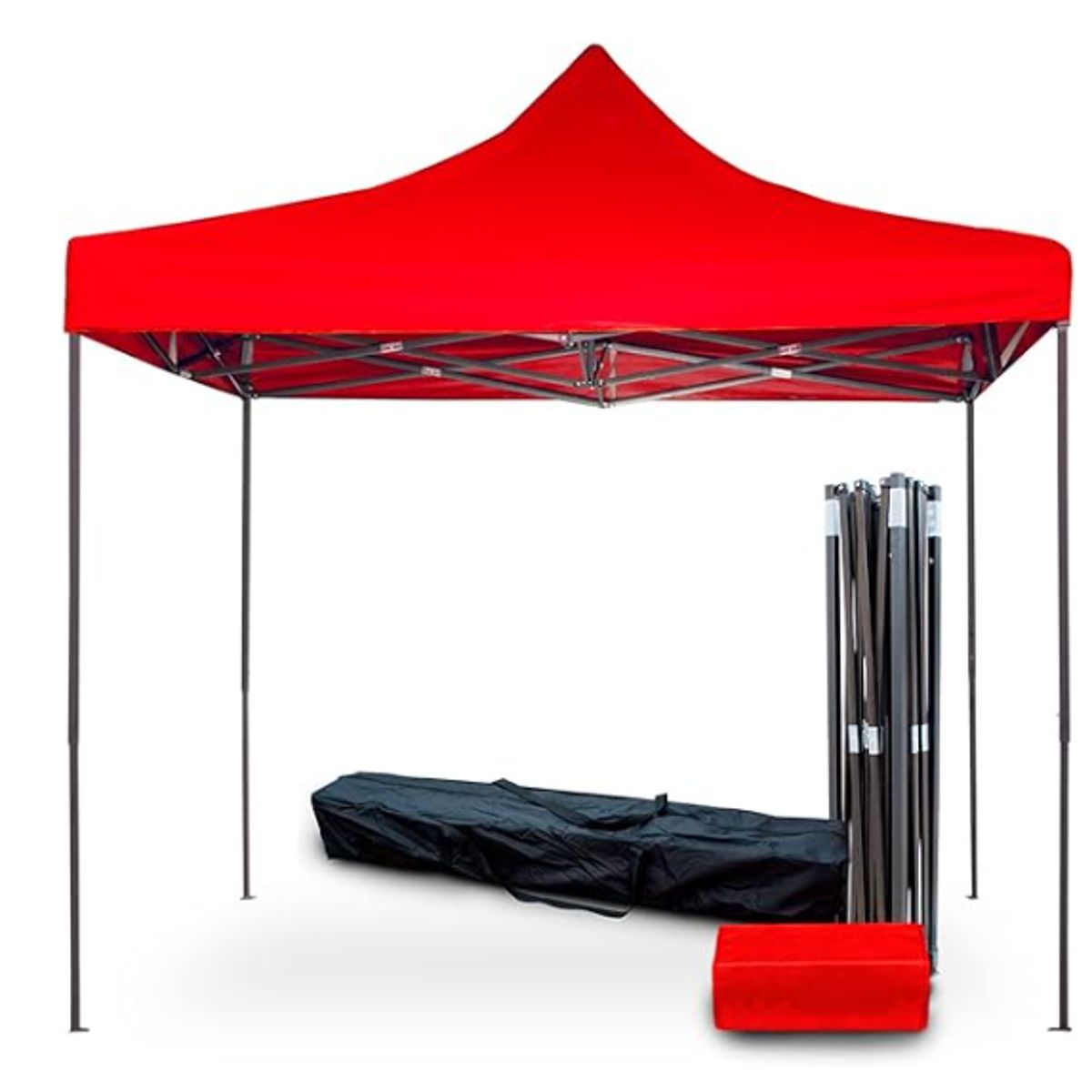 GENERICO - Toldo Plegable Impermeable Rojo