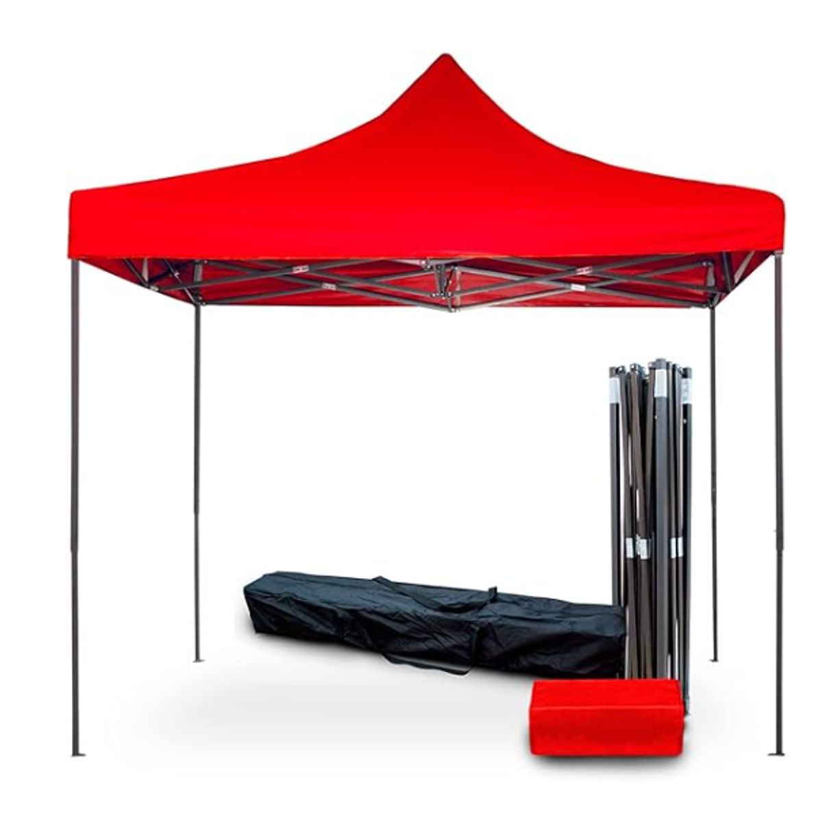 GENERICO - Toldo Plegable Impermeable Rojo