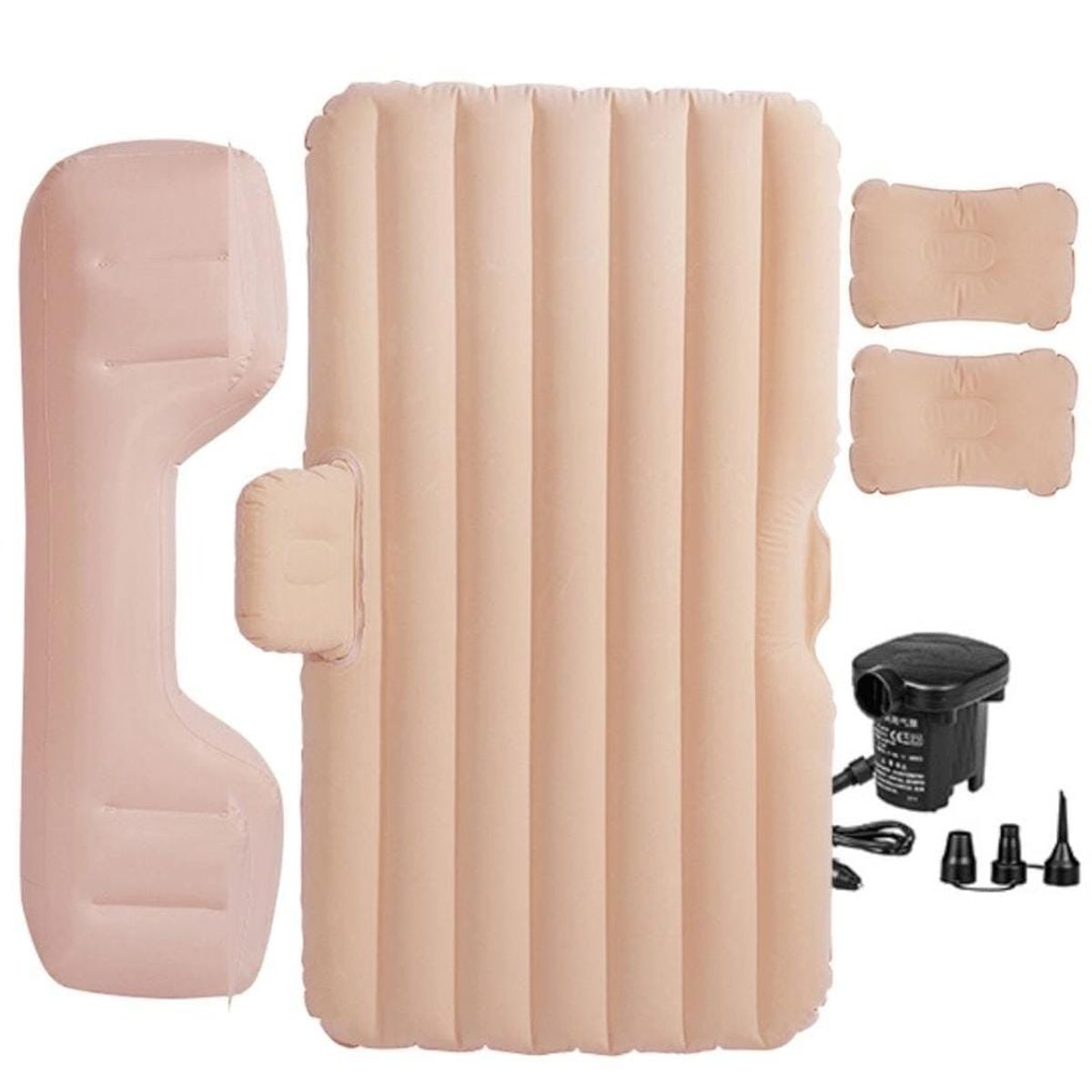 GENERICO - COLCHON INFLABLE PARA AUTO BEIGE