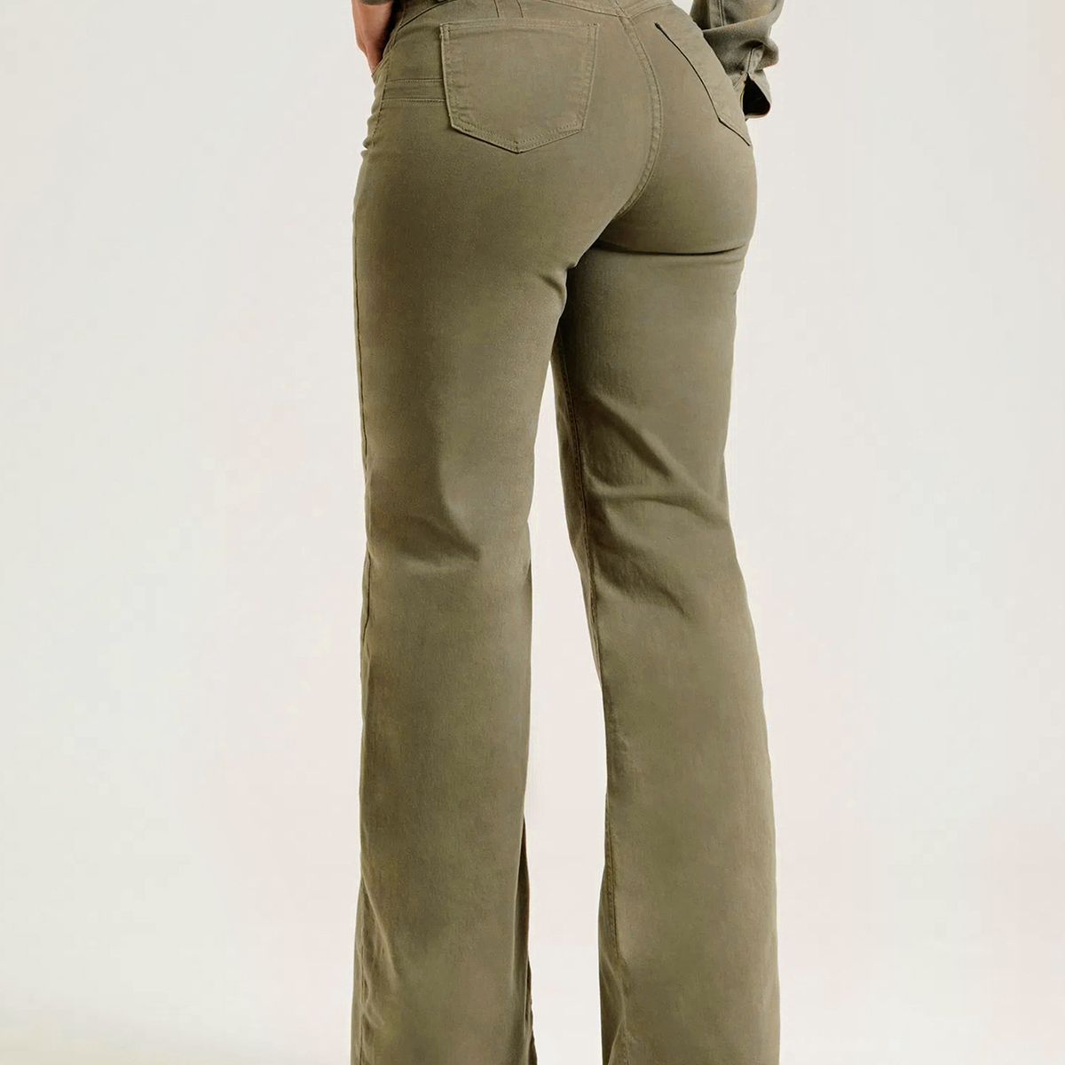 BLWOENS - Pantalones Largo vaqueros para mujeres - Verde