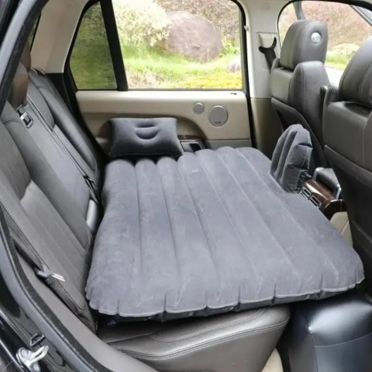 GENERICO - COLCHON INFLABLE PARA AUTO NEGRO