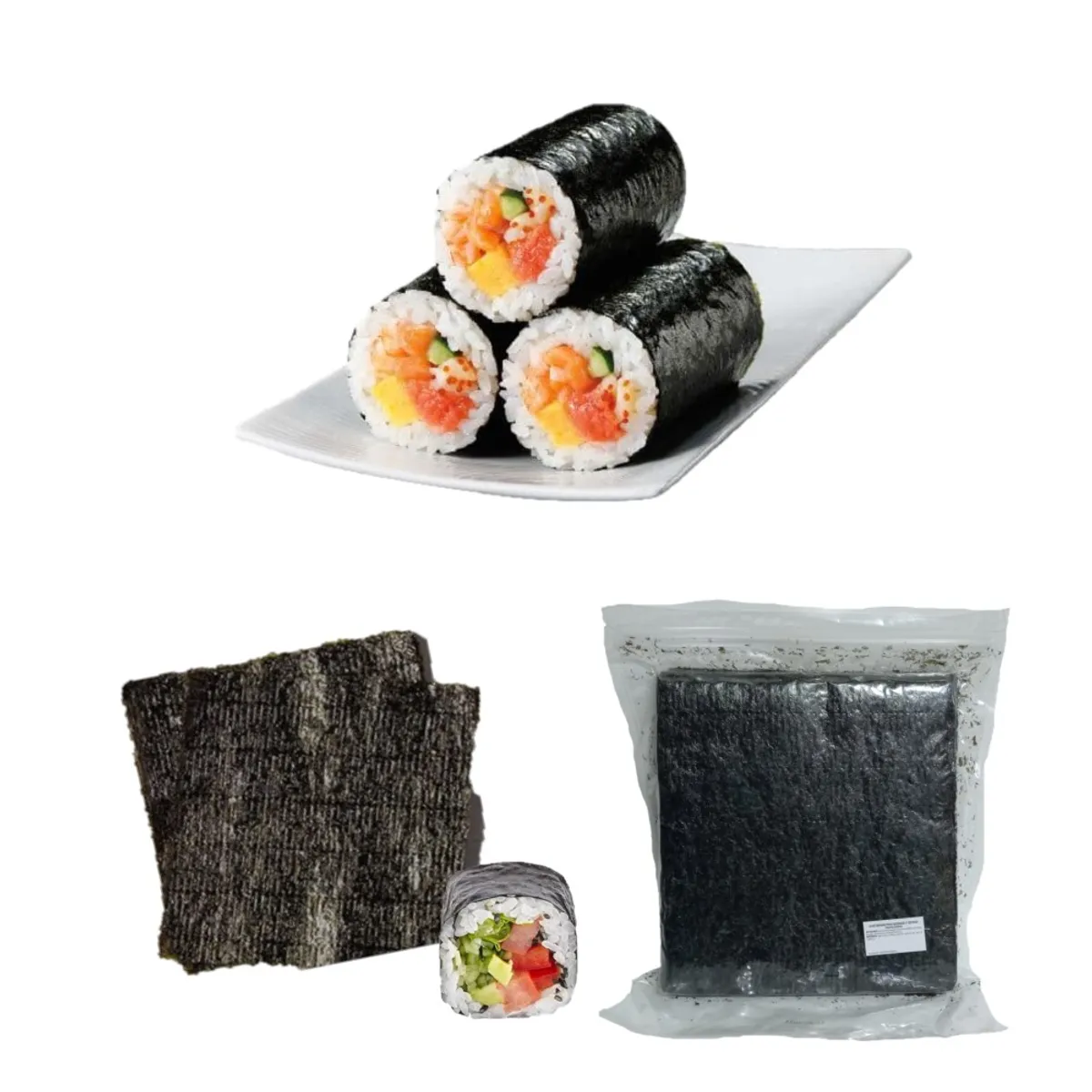 GENERICO - Alga Nori 10u Alga Marina Deshidratada