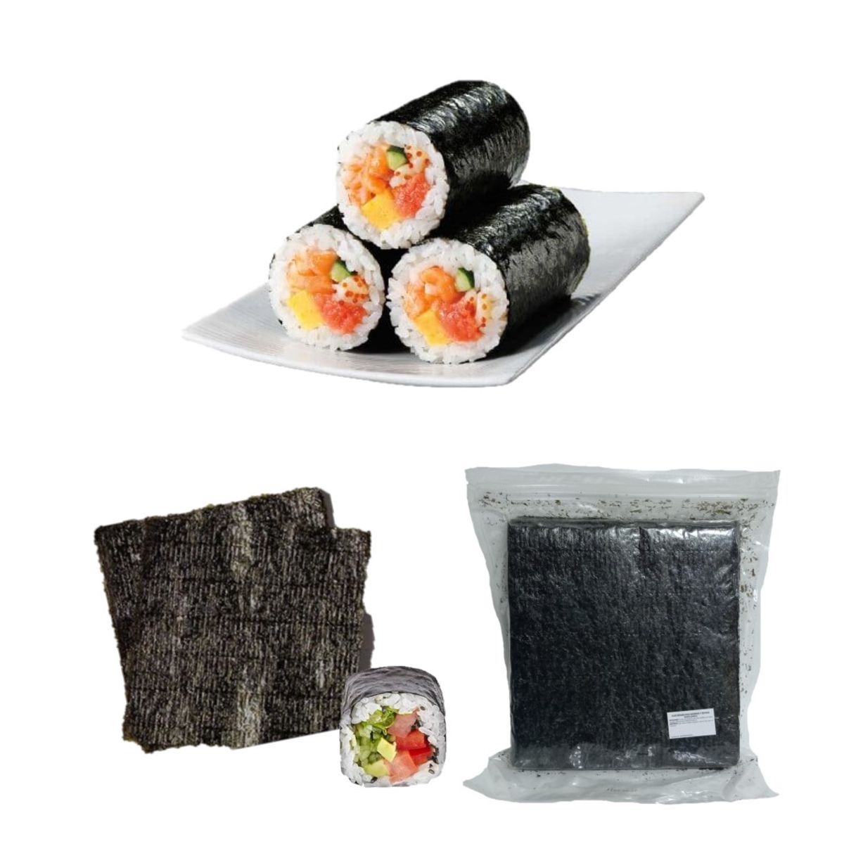 GENERICO - Alga Nori 10u Alga Marina Deshidratada