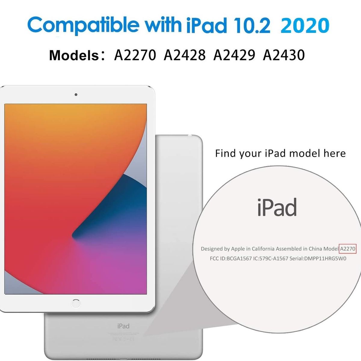 GENERICO - Mica de Vidrio Templado + Lapiz N para iPad 10.2 8va Gen A2270 A2428